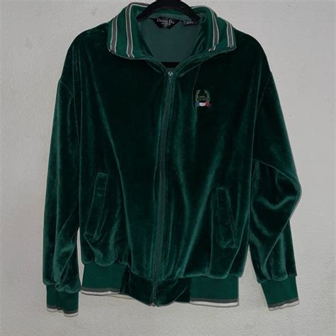 christian dior green sweater|Christian Dior sweatsuit.